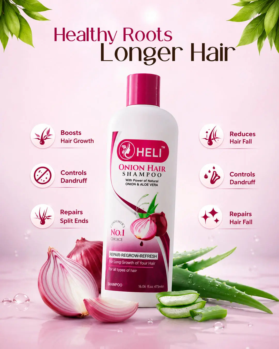 Heli Onion Hair Shampoo Heli Cosmetics