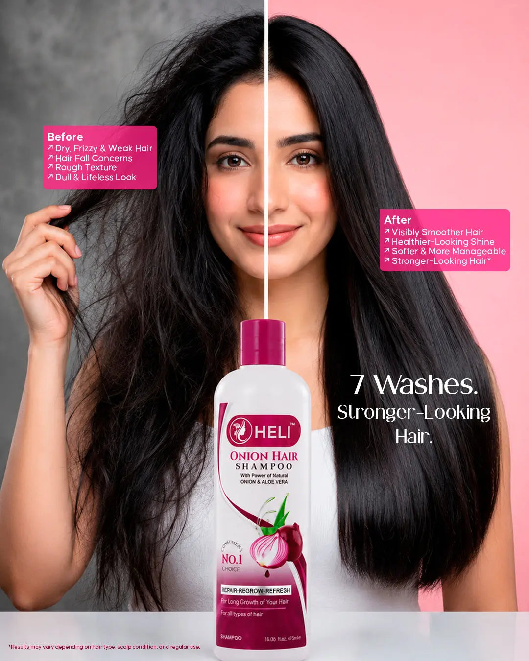 Heli Onion Hair Shampoo Heli Cosmetics