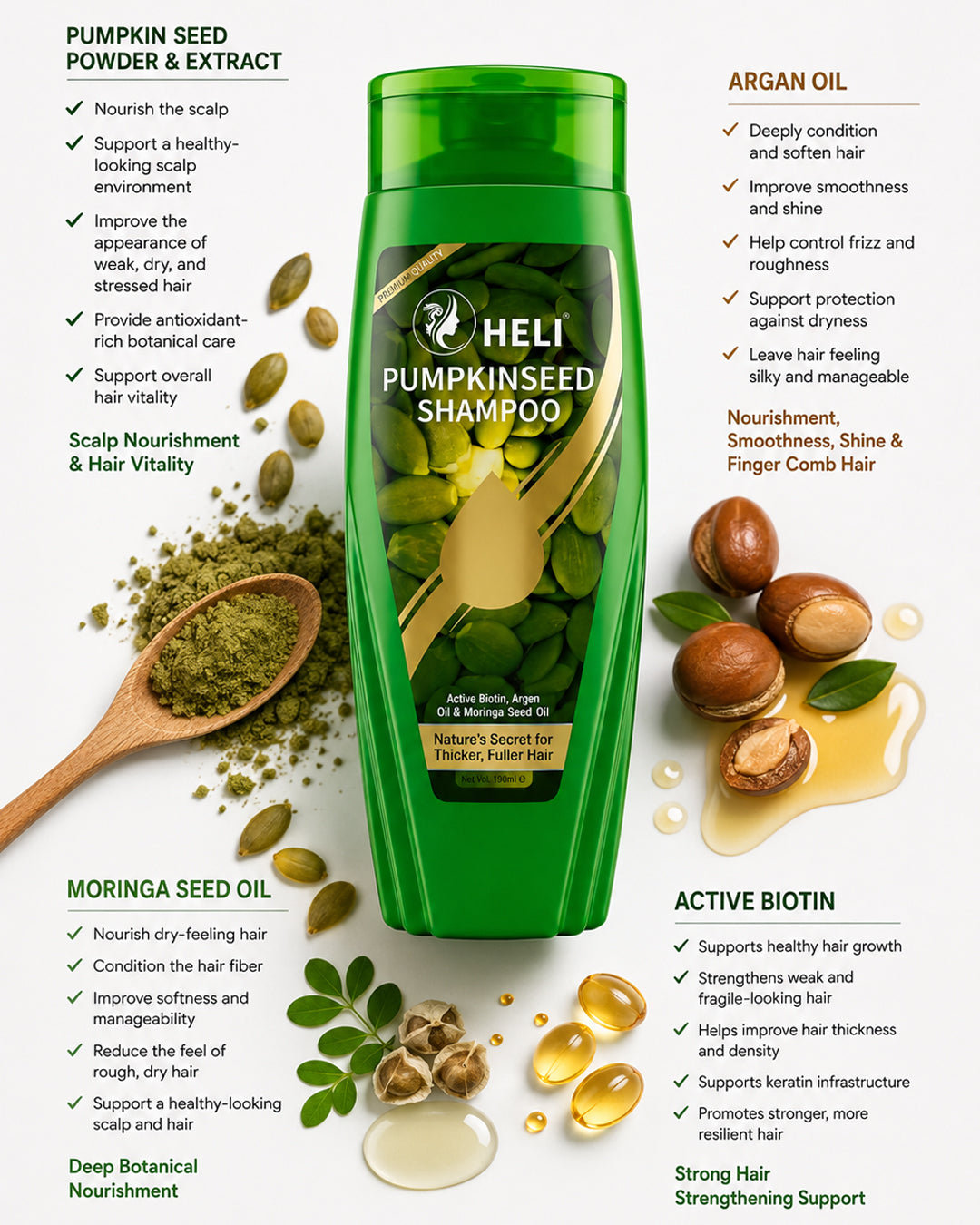 HELI Pumpkin Seed Shampoo